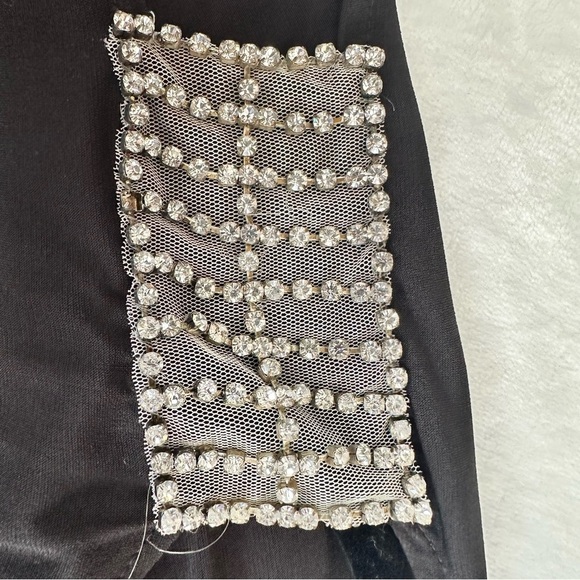 Jovani Black and Silver Dress with Sequin - Picture 8 of 12